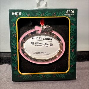 Baby’s first Christmas, picture frame